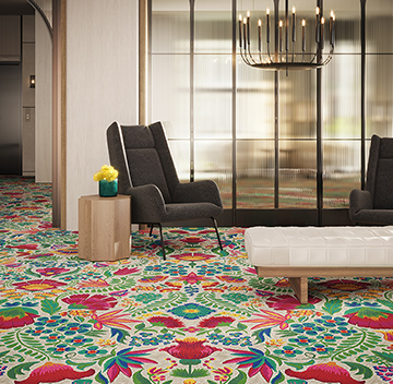 El Alma Custom Hospitality Carpet Collection From Tarkett Embraces Handcrafted Heritage