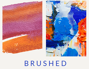 September 2022: Brushed explores the comparison of the creative building block of mark making with the single application of paint and how the same effect is found with carpet construction.