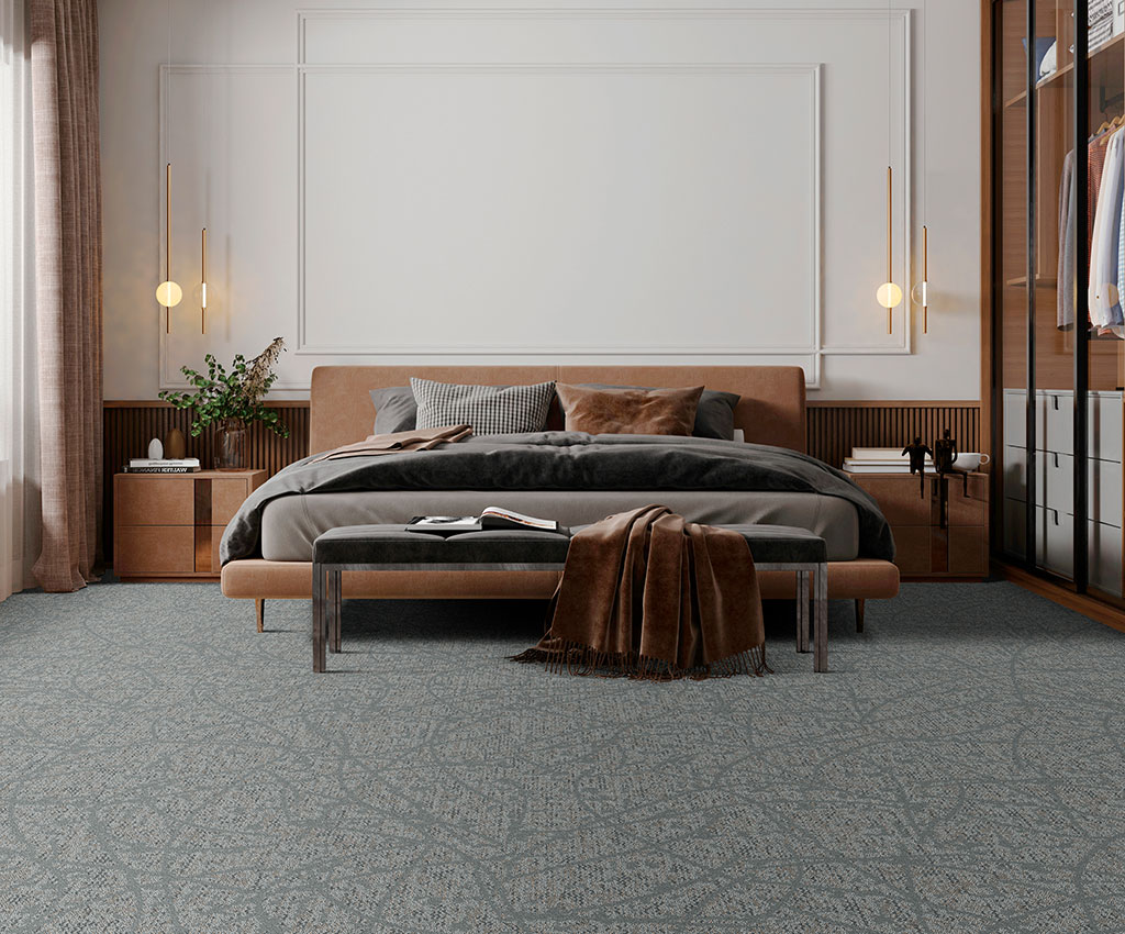<strong>Fluctuate Tile</strong> uses unrestrained flowing lines overlayed on top of directional texture for a balanced visual juxtaposition. Inspired by the Stacy Garcia Fluid Lines Collection, it’s the perfect balance of pattern and texture.<br />
<br />
<a href="https://tarketthospitality.com/Admin/getmedia/5f1fef75-5c82-4b8c-bdad-c8582986cbe1/Tarkett-Hospitality-Tufted-Carpet-Tile-Launch-Brochure-FINAL-compressed.pdf"><u><strong>Tufted Carpet Tile: Digital Brochure</strong></u></a>