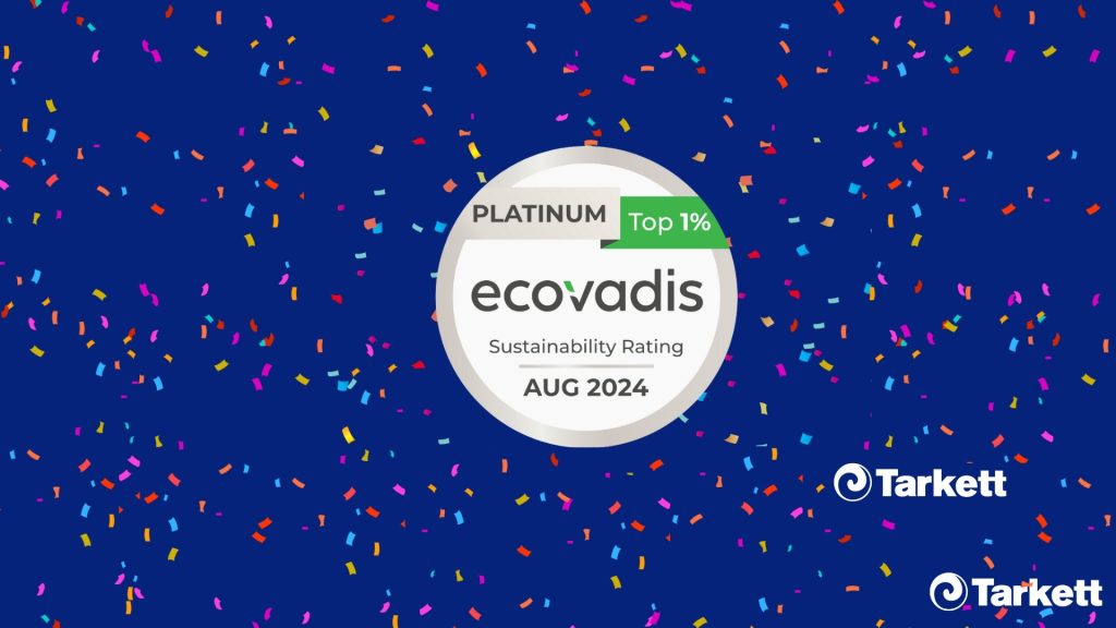 Tarkett achieves a Platinum Medal by EcoVadis